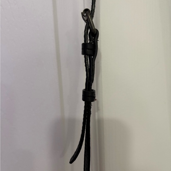 EUC Lucky Brand GENUINE LEATHER Jill Black convertible wallet crossbody - Picture 3 of 9